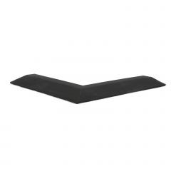 Origin 20mm Premium Fitness Tile Corner - Black - 20mm - 150mm x 550mm